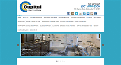 Desktop Screenshot of capitalconstructionmemphis.com